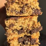 Tahini blondies