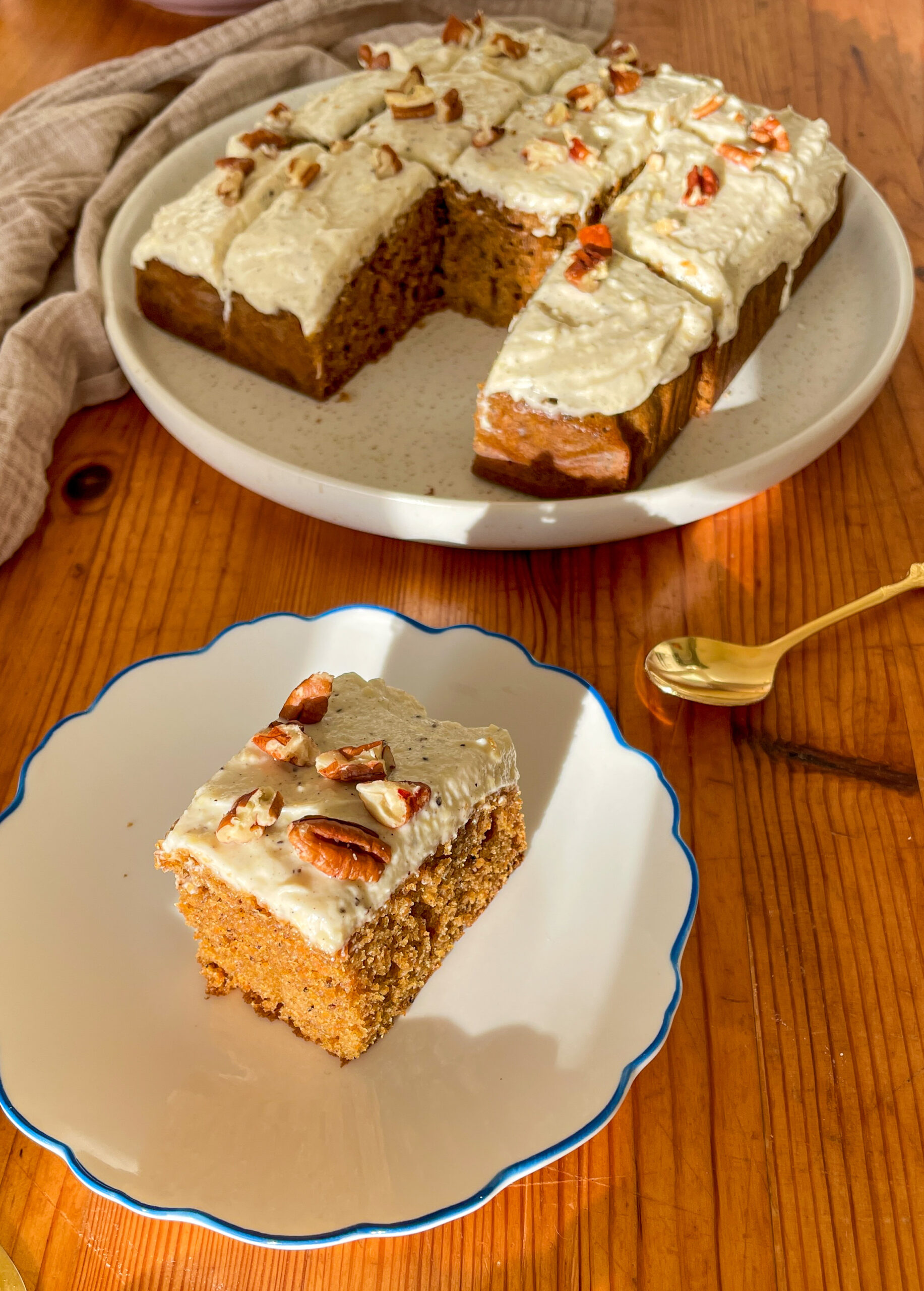 Sourdough carrot cake