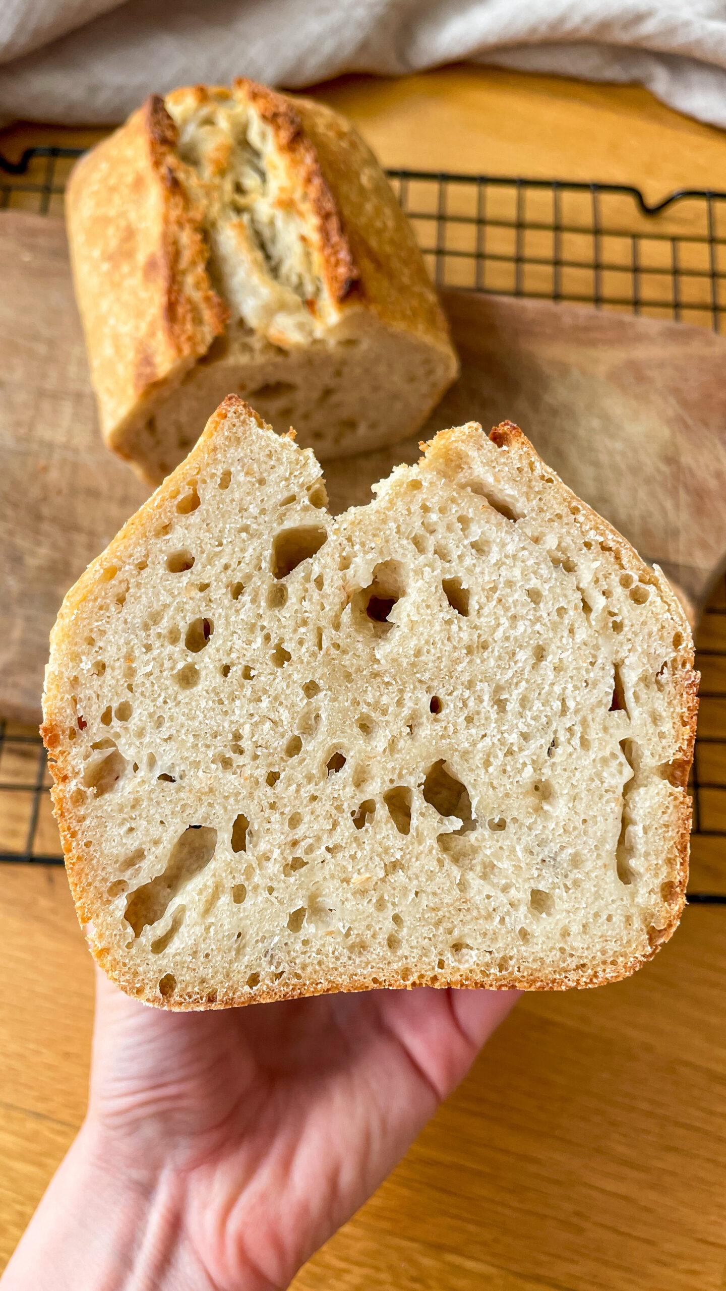 Sourdough bread loaf