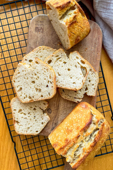 Sourdough bread loaf