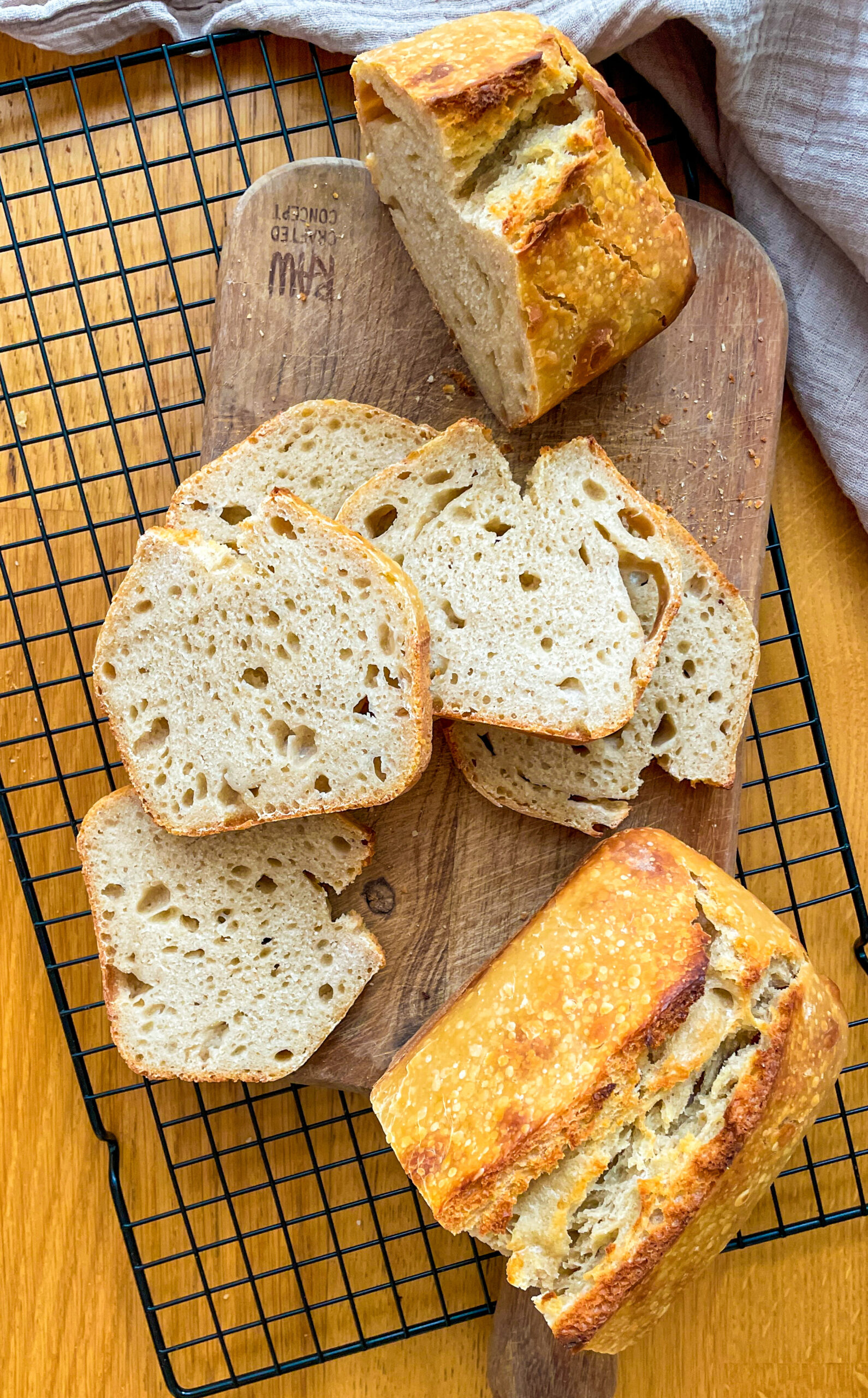 Sourdough bread loaf