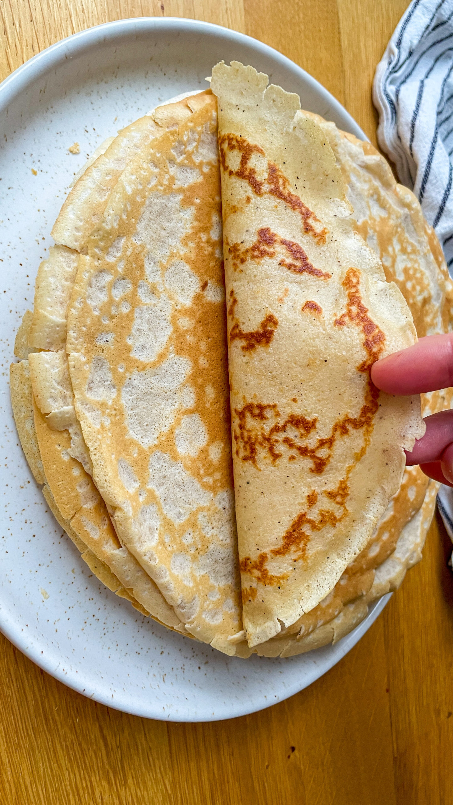 Sourdough crepes