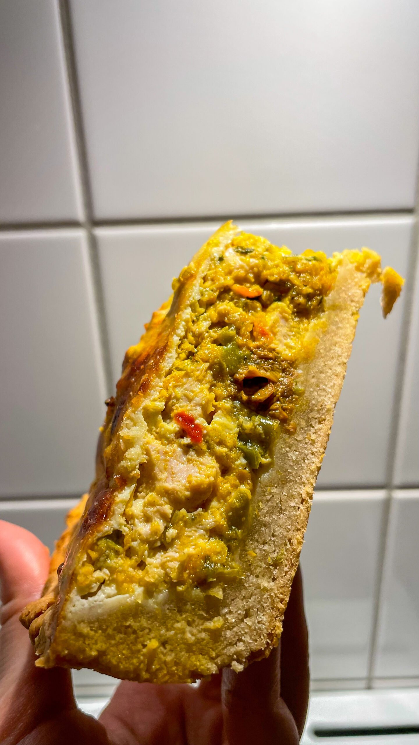 Sourdough Chicken & Veggie Quiche