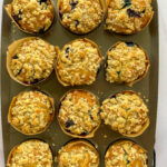 sourdough blueberry muffins
