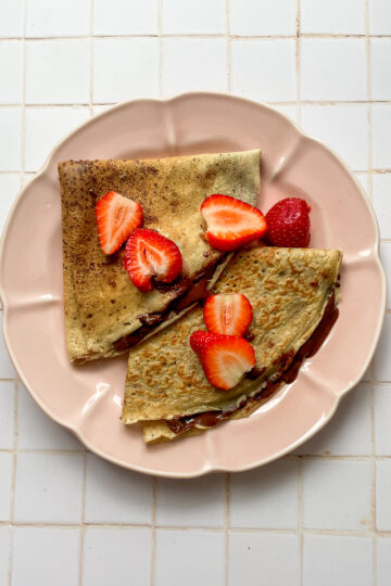 sourdough crepes