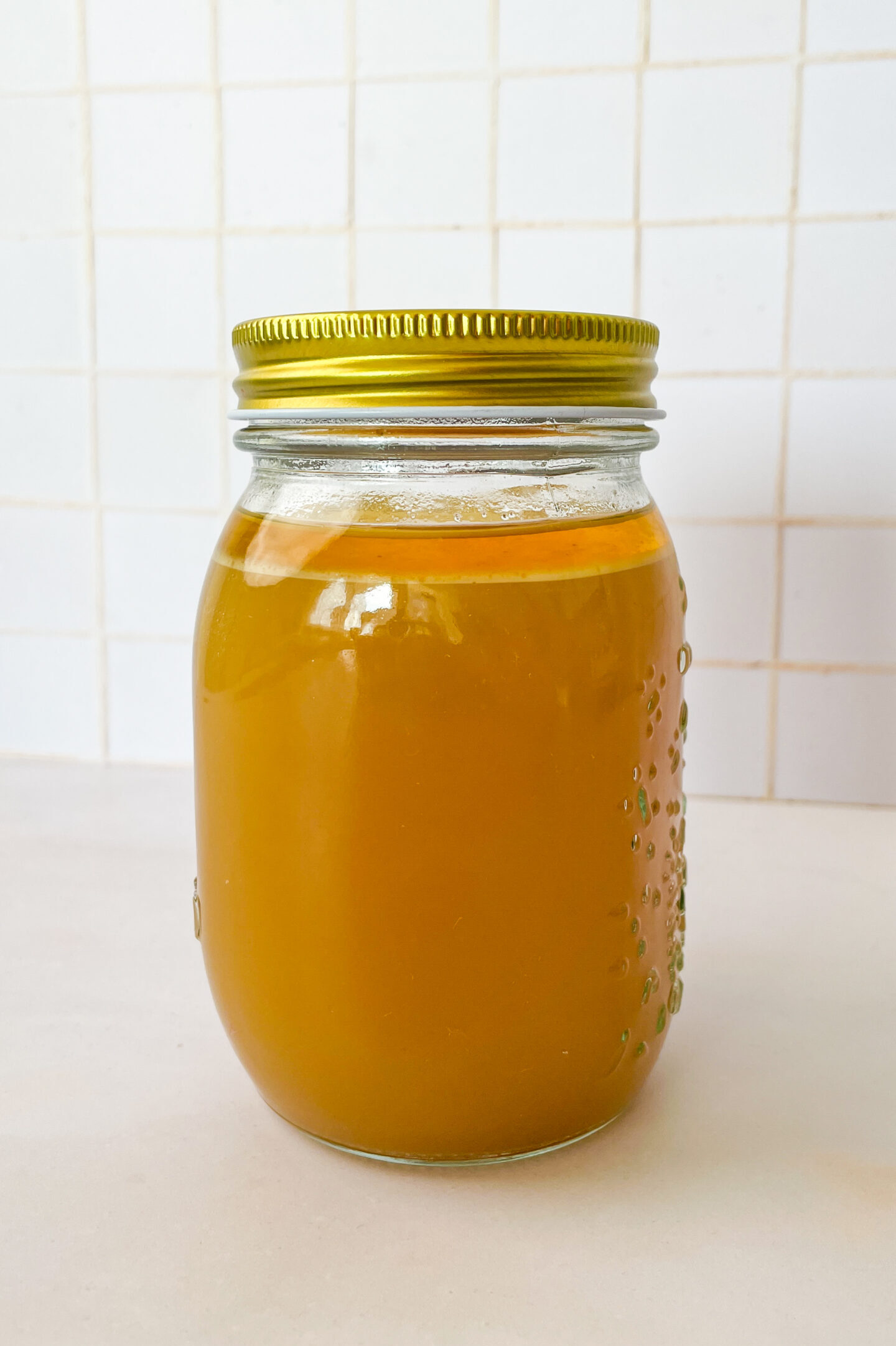 bone broth on the stovetop