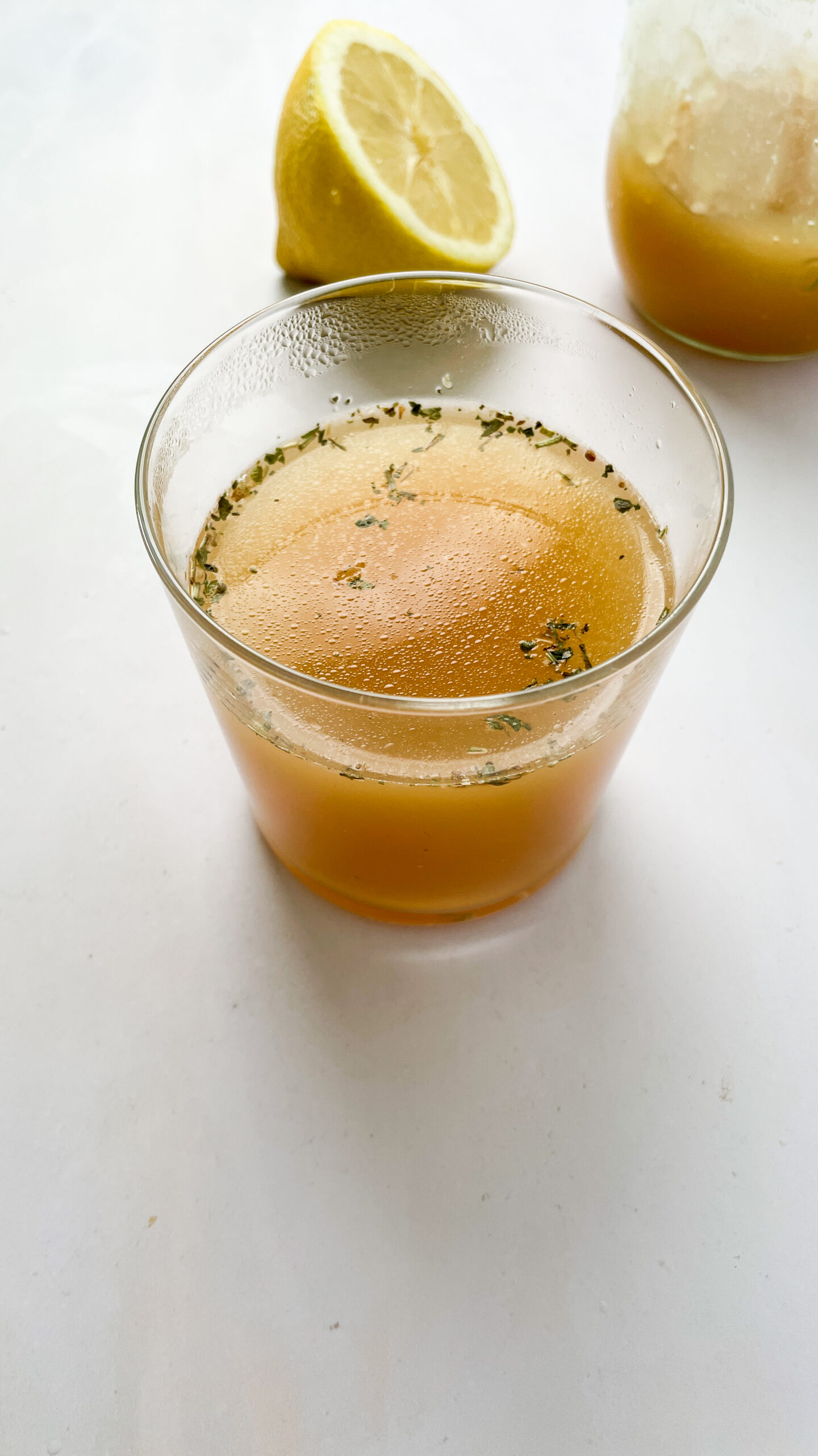 bone broth on the stovetop