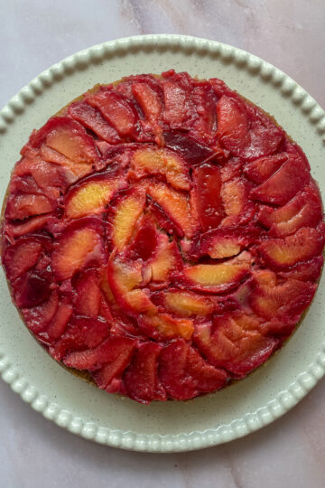 Sourdough Plum Cake