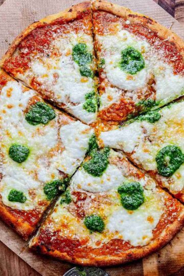sourdough discard pizza dough recipe baked pizza